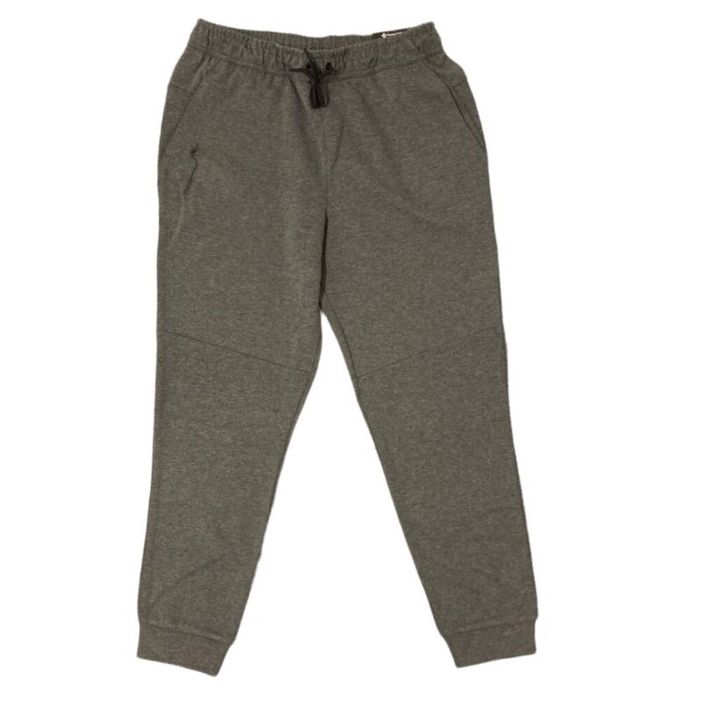 Charcoal Grey Heather - Member's Mark Men's Stretch Double Knit Zip Pocket Activ